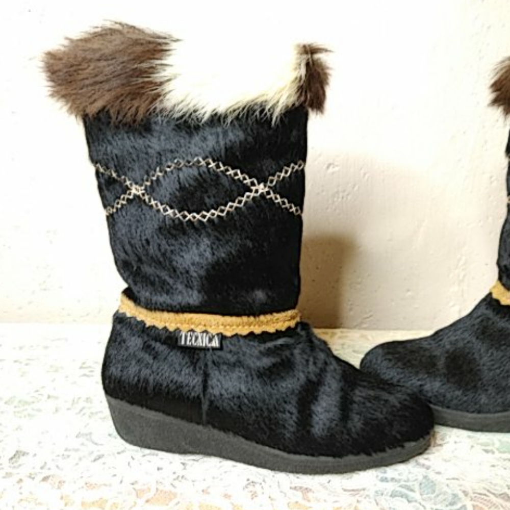 Tecnica Apres Ski Fur Winter Boots 38 EU 8 US